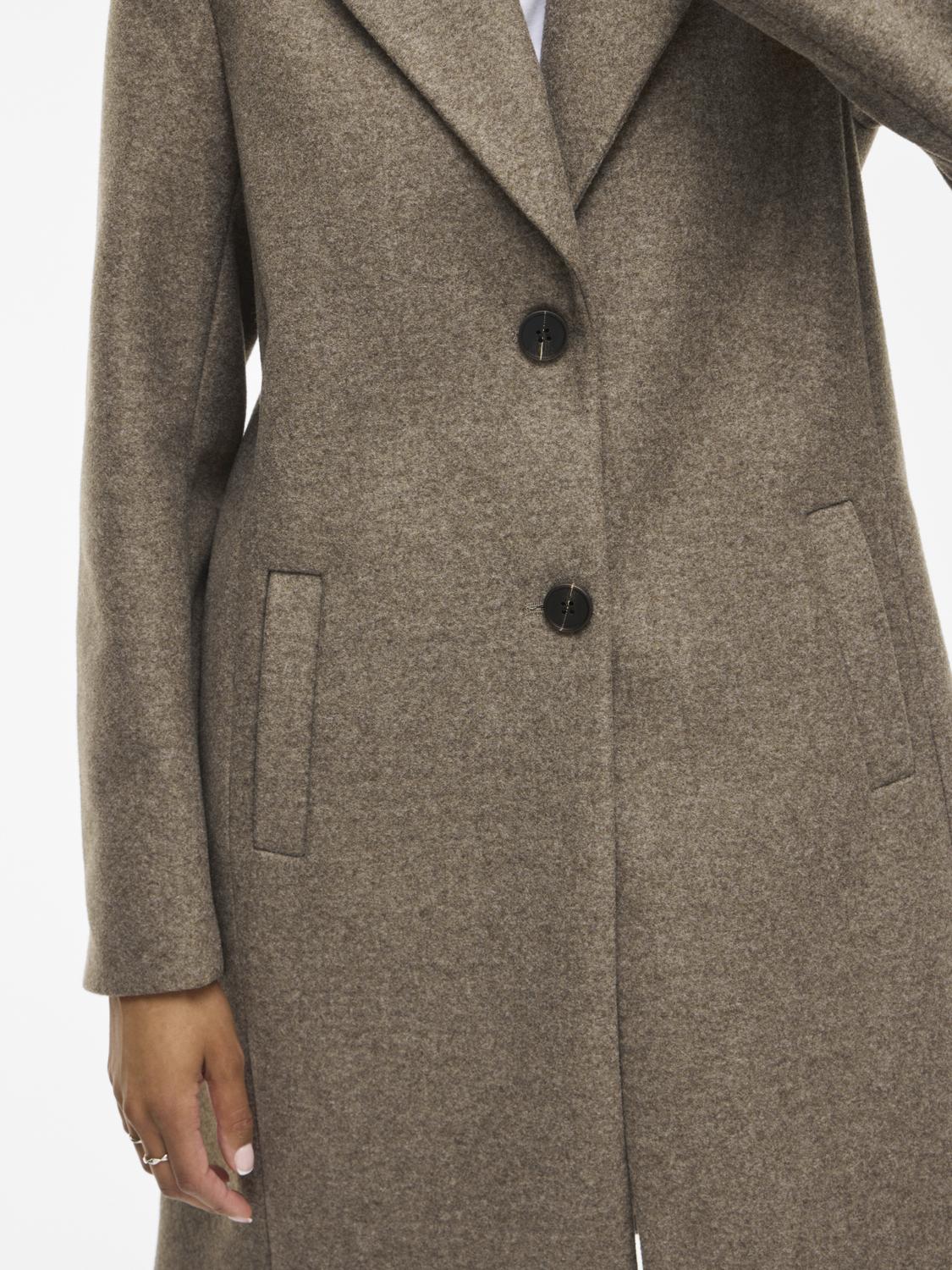 VICLAUDIA Coat - Falcon - VERO MODA & VILA Bergvik